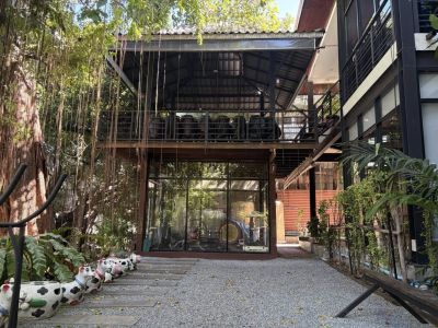 ให้เช่าร้านกาแฟลับ ริมคลองบางนา บรรยากาศสวนป่า