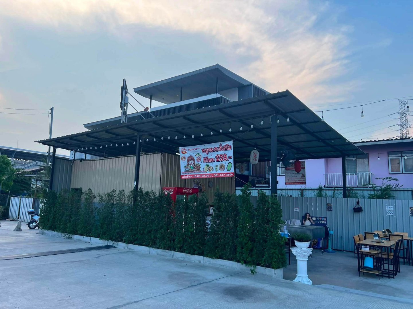 เซ้งร้านหมูกระทะ พิกัด ตลาดคลองถมโพธิ์ทองช้างเอราวัณ (ติดBTS ช้างเอราวัณ)