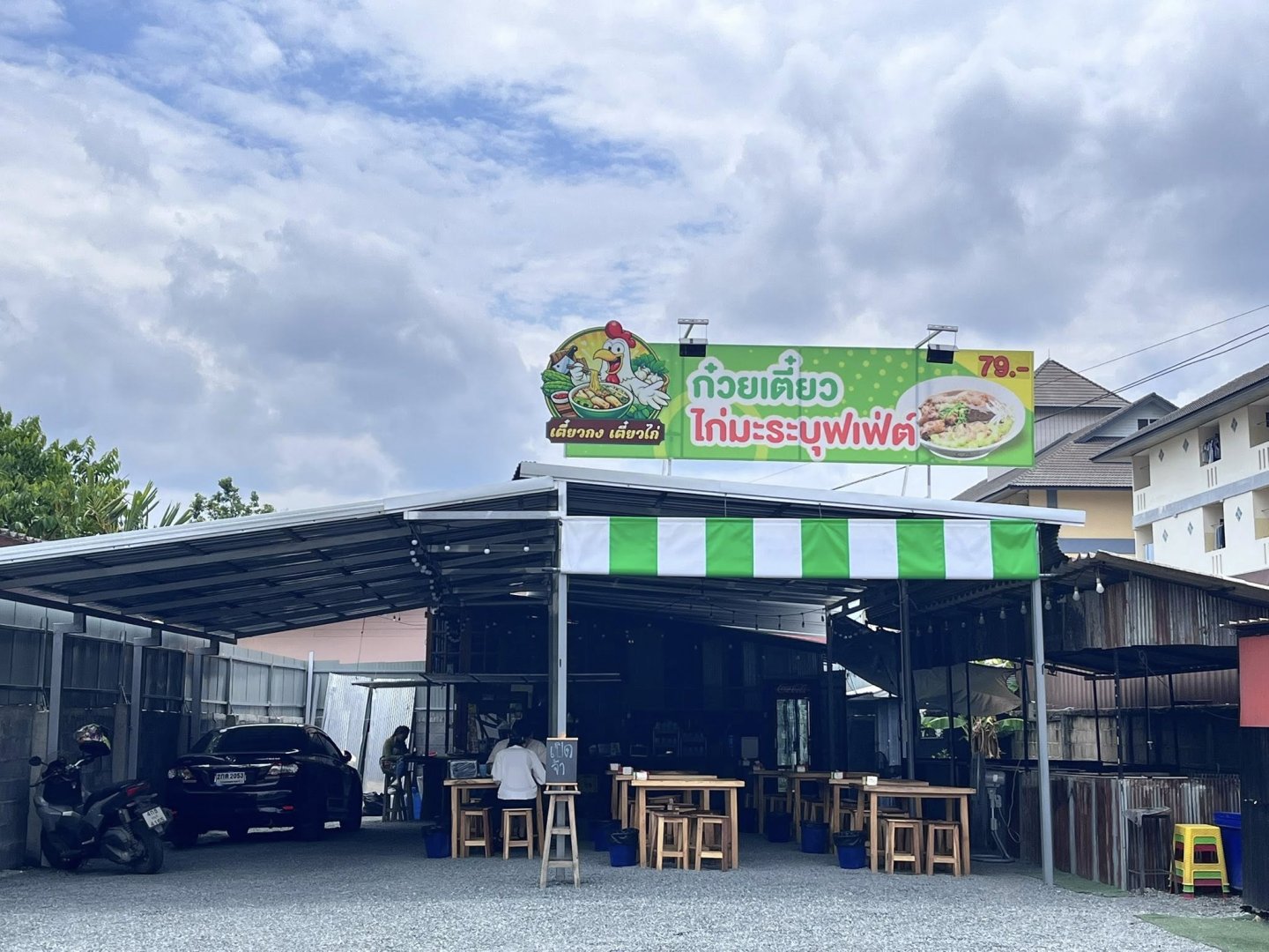 เซ้งร้านก๋วยเตี๋ยวไก่มะระ พร้อมเปิดขายต่อได้ทันที พิกัด ติดกับวัดมงคลเศรษฐี แม่โจ้