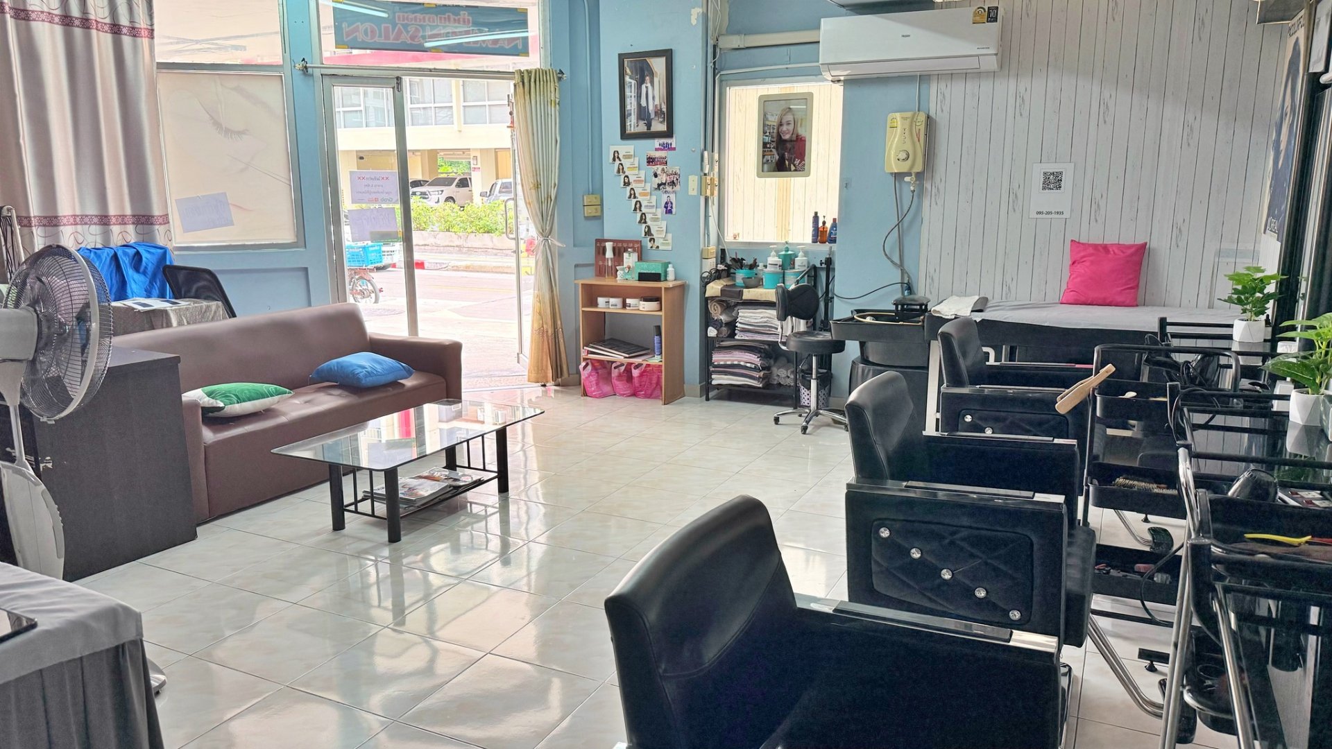 เซ้งร้านเสริมสวย พร้อมเปิดร้านต่อได้ทันที พิกัด รามคำแหง 40