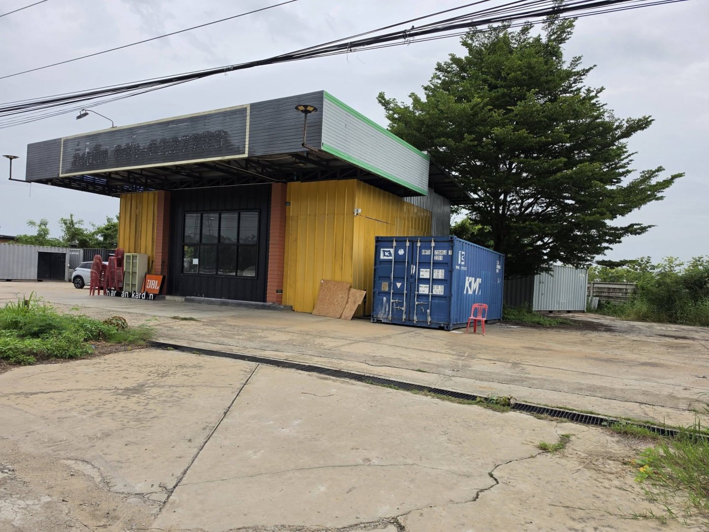 เซ้งร้านโกดังติดถนน พิกัด ร้านติดกับตลาดนัดสันผักหวาน