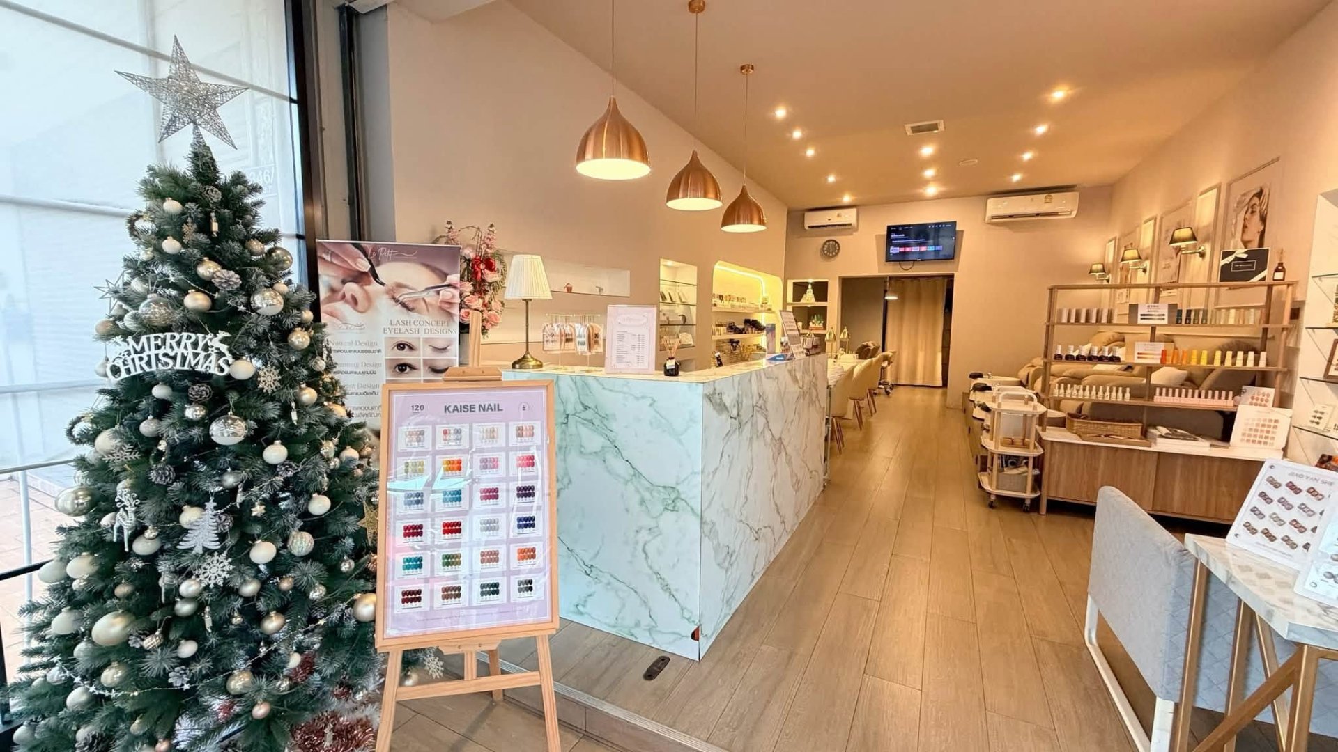 เซ้งร้านทำเล็บ ต่อขนตา พิกัด ย่านศรีราชา ชลบุรี